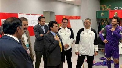 وزير الرياضة للاعبي المنتخب الأولمبي: الجماهير المصرية ستؤازركم غدا وننتظر منكم لقب البطولة