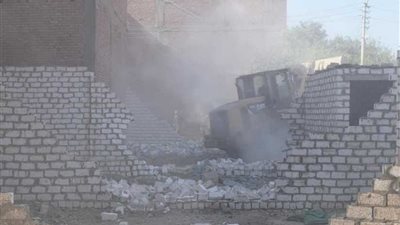 إزالة 3774 حالة تعد على أملاك الدولة بالمنيا ضمن الموجة 14