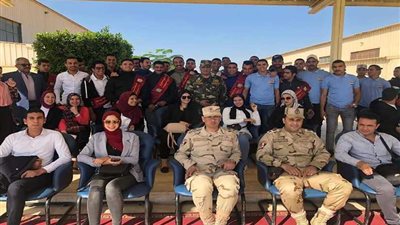 تعريف طلاب جامعة حلوان بالدور الوطني للقوات المسلحة