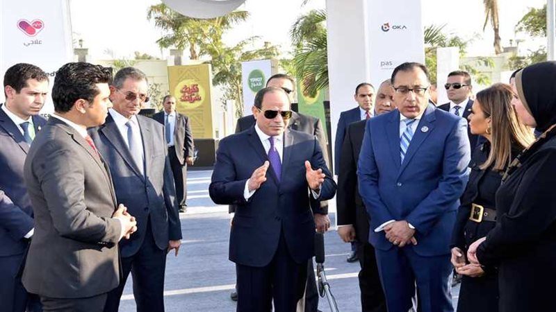 الرئيس السيسي يتفقد