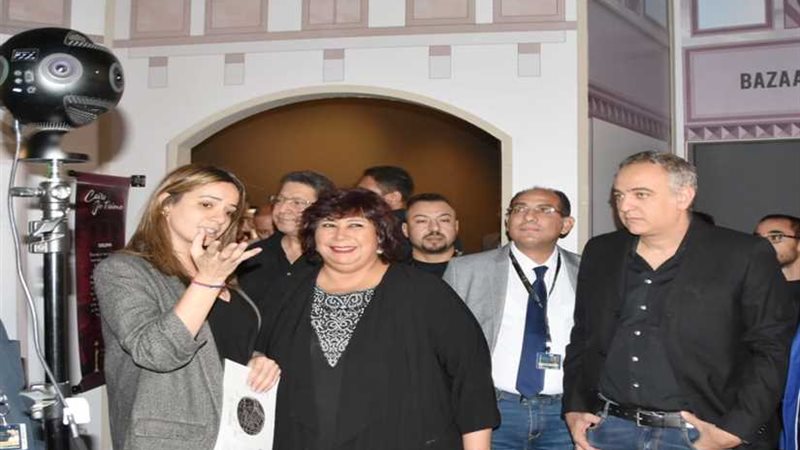 وزيرة الثقافة تشهد