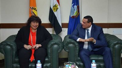 محافظ البحيرة يستقبل وزيرة الثقافة في زيارة لمحافظة البحيرة