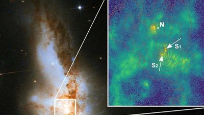 العثور على مجرة فيها ثلاثة ثقوب سوداء كتلة الواحد منها تزيد عن 90 مليون شمس