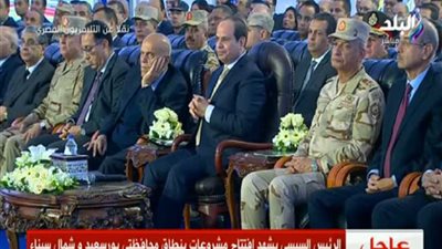 عاجل..السيسي : نقوم بتجهيز أراضي المنطقة الاقتصادية بمبالغ باهظة لتهيئتها للمستثمر