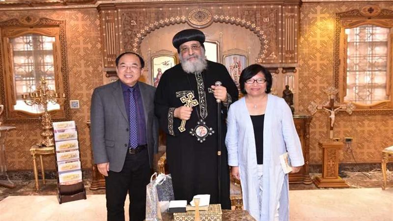 البابا تواضروس يستقبل