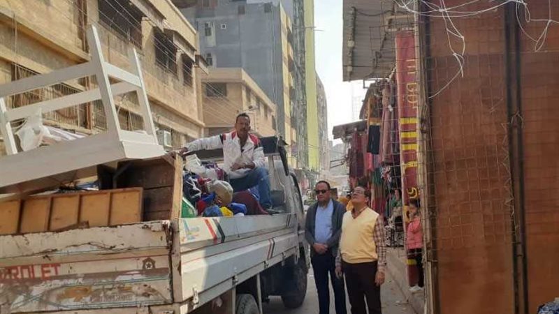 رفع 704 حالات إشغال