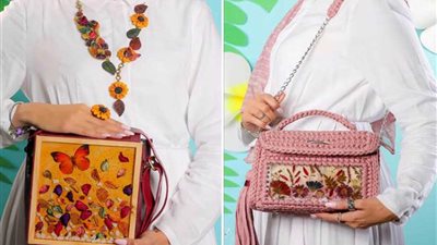 روضة الميهي تصمم إكسسوارات من الكلاي وتعتبرها قطعة فنية