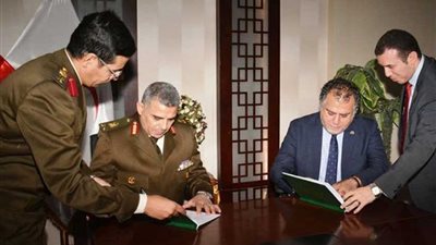 توقيع بروتوكول تعاون بين إدارة الخدمات الطبية للقوات المسلحة وهيئة الإسعاف المصرية