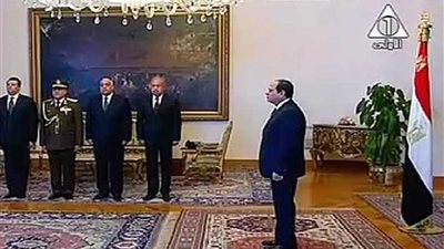 عاجل.. بالأسماء.. المحافظون الجدد ونوابهم يؤدون اليمين الدستورية أمام الرئيس السيسي