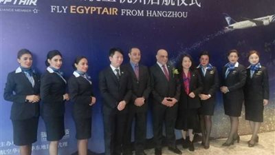 مصر للطيران تسير أول رحلة مباشرة لمدينة هانزو الصينية وانترنت مجاني للعملاء