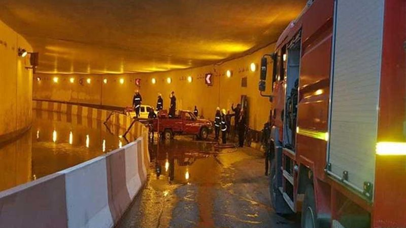 إصلاح كسر بخط طرد