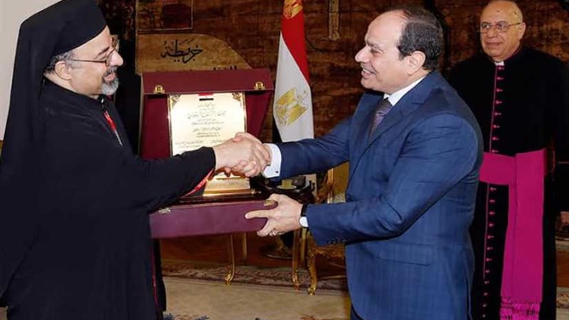 الرئيس السيسي يستقبل