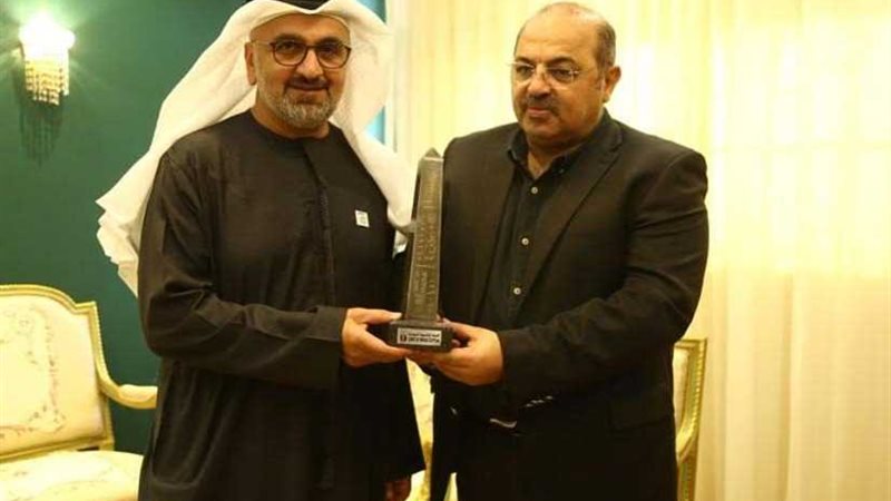 هشام حطب يستقبل وفد