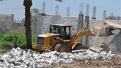 دمياط تواصل حملاتها لإزالة حالات التعدي على الأراضي الزراعية ومكامير الفحم
