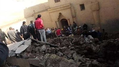 عاجل.. ارتفاع أعداد ضحايا ومصابي انهيار حائط الكنيسة الأثرية بدير أبو فانا