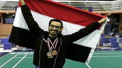 نجم الريشة الطائرة أحمد صلاح: هدفي التأهل إلى أوليمبياد طوكيو.. والتتويج بلقب البطولة الإفريقية