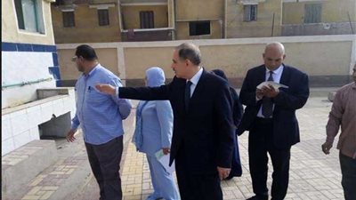 تعرف على الأجهزة المعطلة التي وجدها محافظ كفرالشيخ في مدرسة القنطرة