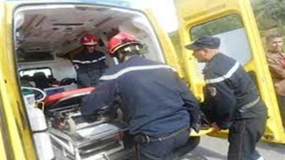 أصابة 5 أشخاص إثر انقلاب سيارة بالبحيرة