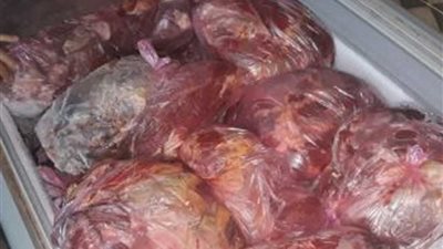 ضبط 300 كيلو لحوم ودواجن مجهولة المصدر بطوخ