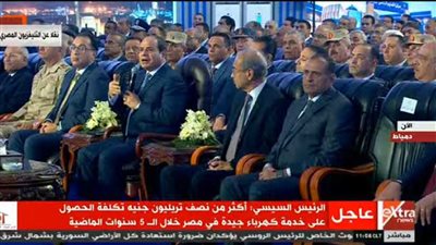 افتتاحات الرئيس لمشروعات قومية بدمياط تتصدر عناوين الصحف