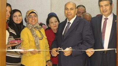 افتتاح معرض الإنتاج الطلابي لقسم الأشغال الفنية بـ