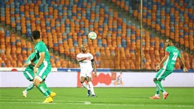 الزمالك يتقدم على الشرقية بهدفين في الشوط الأول