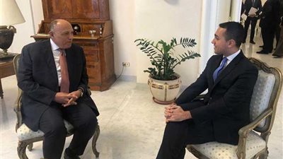 وزير الخارجية يبحث مع رئيس وزراء إيطاليا العلاقات الثنائية والأزمة الليبية وسد النهضة
