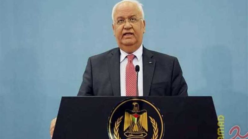 عريقات يدعو أيرلندا