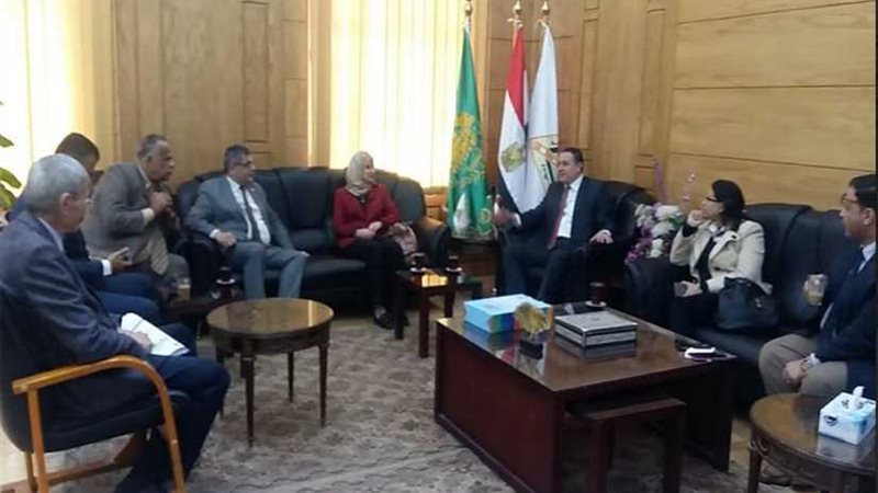 جامعة بنها تستقبل