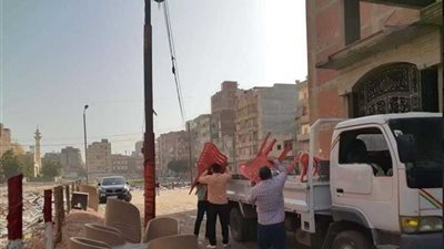 إزالة 1943 حالة إشغال طريق وتعديًا بدمنهور
