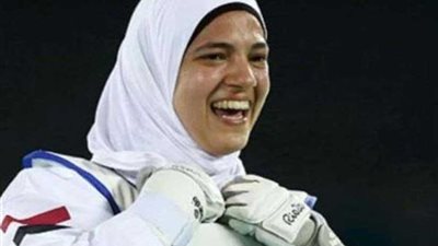 بعد تفوقها على منافستها الكورية هداية ملاك تتأهل إلى ربع نهائي الجائزة الكبرى للتايكوندو