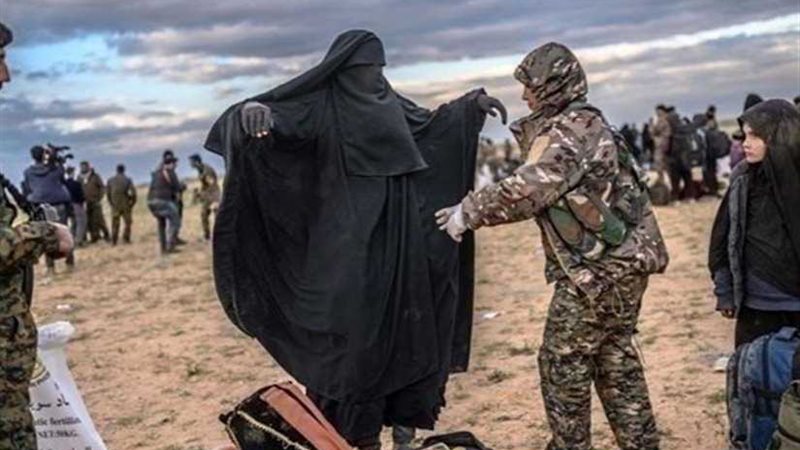 اعتقال داعيشيات حاولن