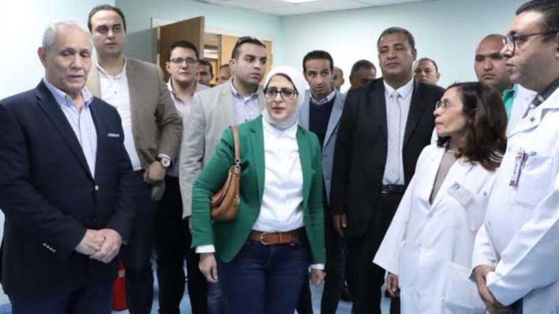 وزيرة الصحة تتفقد