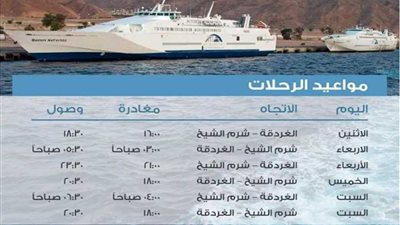 تعرف على أسعار رحلات الخط الملاحي 