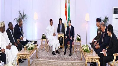 في لقائه بالرئيس السيسي.. رئيس النيجر يشيد بدور مصر الفاعل على الساحة الإفريقية