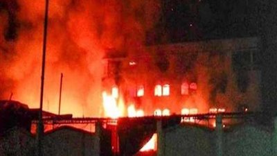 اندلاع حريق في مخبز بلدي بكفر الدوار