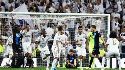 دوري الأبطال..كلوب بروج يتعادل سلبيًا مع ريال مدريد في الشوط الأول