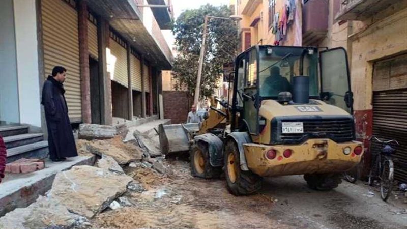 حملة لإزالة الإشغالات