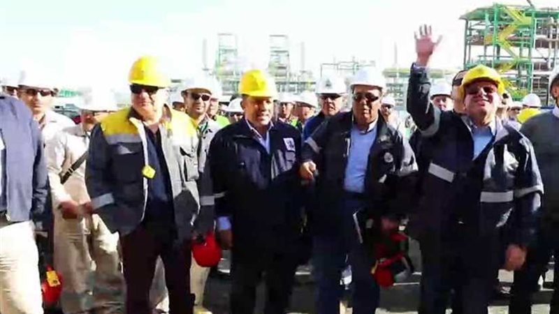 وزير البترول ووفد