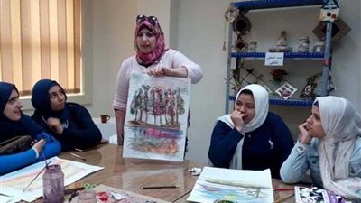 ورش فنية متنوعة لتحفيز الموهوبين بثقافة البحيرة