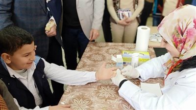 بالصور.. انطلاق فعاليات المبادرة الرئاسية للأنيميا لطلبة المدارس الابتدائية بالشرقية