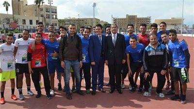 انطلاق دوري كرة القدم الخماسية بجامعة الإسكندرية