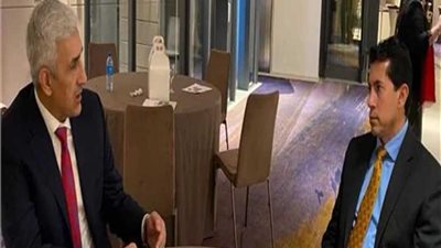 وزير الشباب والرياضة يبحث مع نظيره العراقي آليات التعاون المشترك في مؤتمر السلام بموناكو