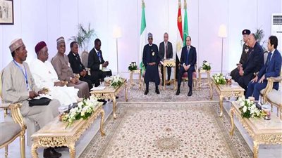 الرئيس السيسي يستقبل نظيره النيجيري محمد بوهاري