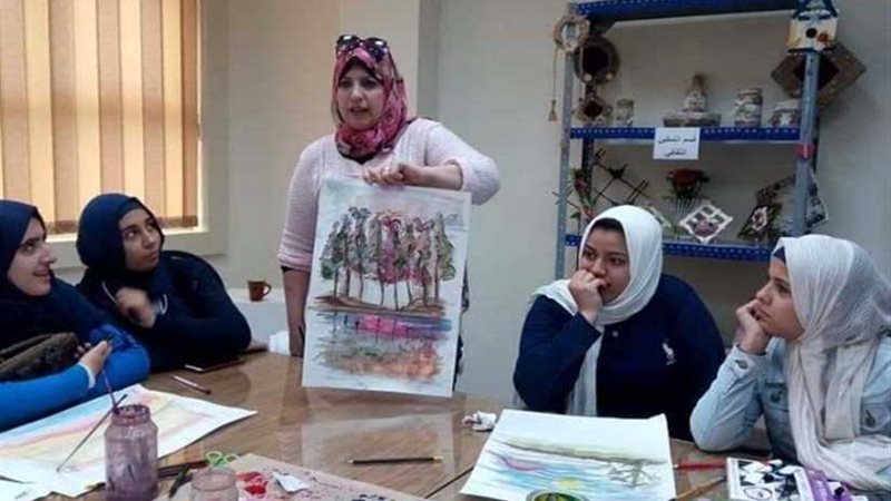 ورش فنية متنوعة لتحفيز