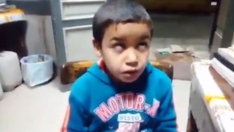 فيديو لطفل كفيف بالشرقية