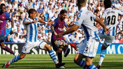 ريال سوسيداد يخطف تعادل مثير أمام برشلونة