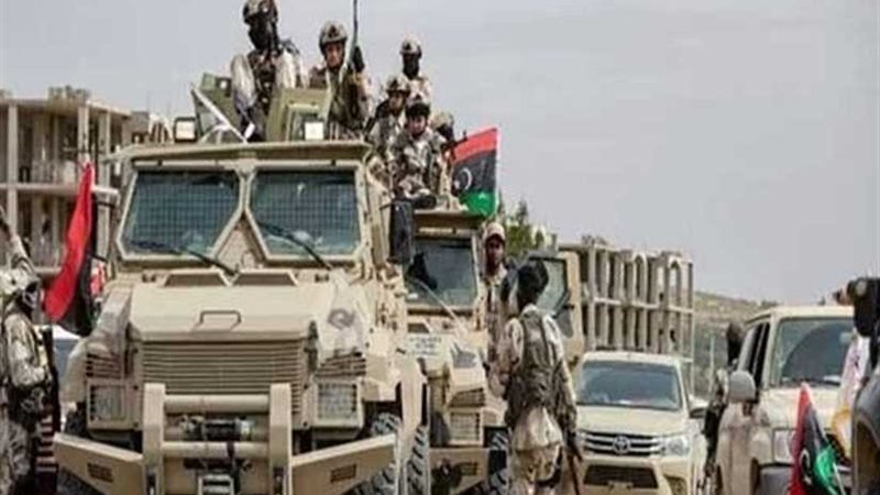 الجيش الليبي يدمر