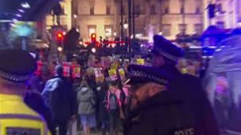 شاهد.. مظاهرات في