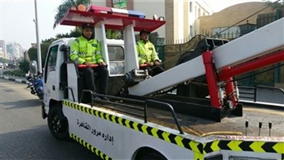 الإدارة العامة للمرور تدفع بسيارات الإغاثة على الطرق